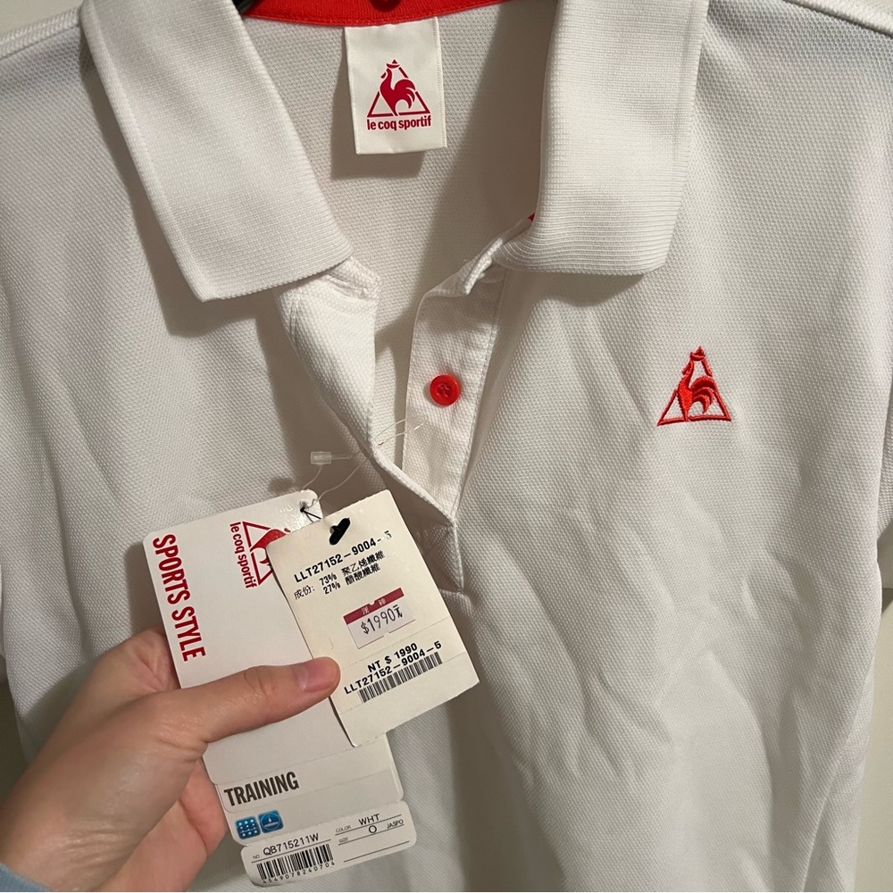 NWT Le coq sportif golf shirt - Picture 3 of 3